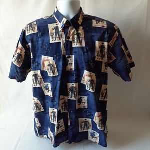 Saturday evening post short sleeve button-down